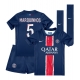 Paris Saint-Germain Marquinhos #5 Replike Domaci Dres za djecu 2024-25 Kratak Rukav (+ Kratke hlače)